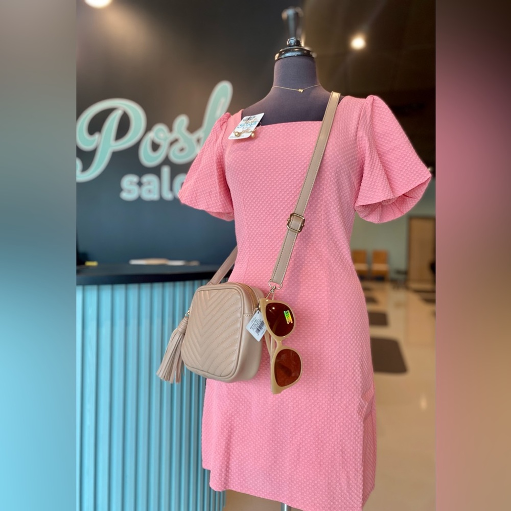 Bubblegum Pink Fitted Dress